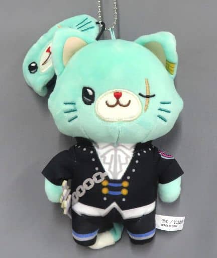 Roronoa Zoro withCAT One Piece FILM RED Plush Key Chain with Eye Mask Key Chain [USED]