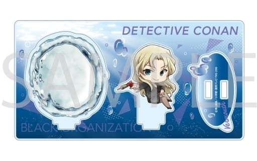 Vermouth Mini Character Bubble Detective Conan Acrylic Stand Acrylic Stand [USED]