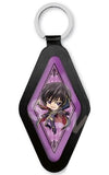 Lelouch Lamperouge Mini Character 01 Code Geass: Lelouch of The Rebellion Lost Stories Leather Key Chain Key Chain [USED]