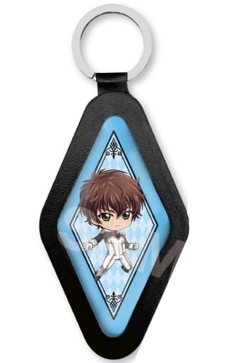 Suzaku Kururugi Mini Character 03 Code Geass: Lelouch of The Rebellion Lost Stories Leather Key Chain Key Chain [USED]