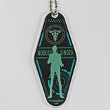 Nobuchika Ginoza Psycho-Pass Movie: Providence Motel Key Chain Animax Cafe+ Limited Key Chain [USED]