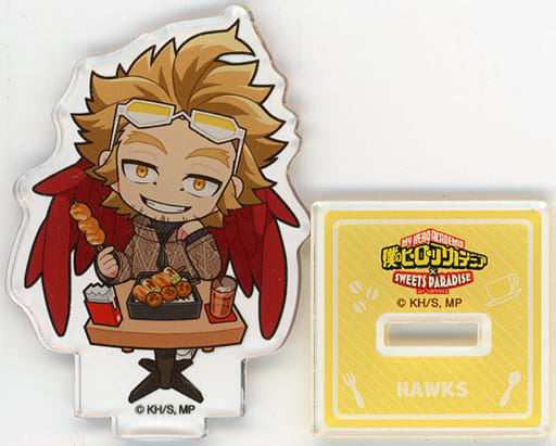 My Hero Academia Hawks Trading Acrylic Keychain Sweets Paradise Limited Acrylic Stands [USED]