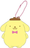 Pompompurin Sanrio Characters Squeeze Mascot 2 Key Ring [USED]