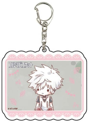 Hatsuharu Souma Fruits Basket Graph Art Illustration Acrylic Key Chain 17 Key Chain [USED]