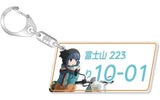 Rin Shima A Laid-Back Camp License Plate Style Key Chain Key Chain [USED]