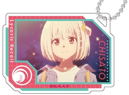 Chisato Nishikigi C Lycoris Recoil Decofla Acrylic Key Chain Key Chain [USED]