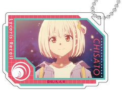 Chisato Nishikigi C Lycoris Recoil Decofla Acrylic Key Chain Key Chain [USED]