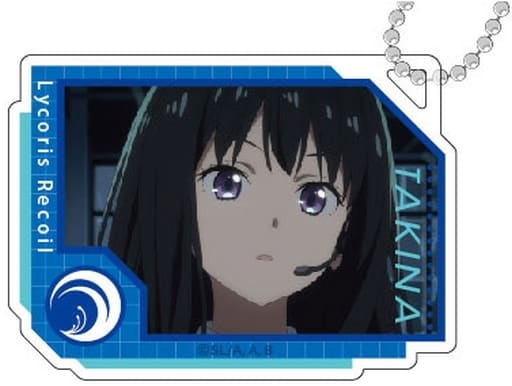 Takina Inoue A Lycoris Recoil Decofla Acrylic Key Chain Key Chain [USED]