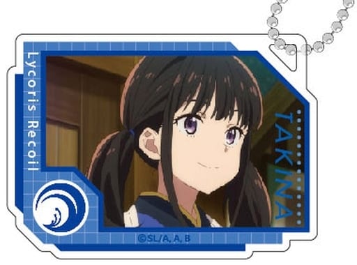 Takina Inoue B Lycoris Recoil Decofla Acrylic Key Chain Key Chain [USED]