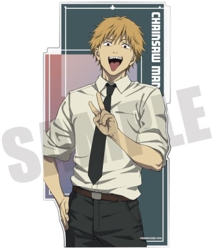 Chainsaw Man Denji A Extra Large Acrylic Board Acrylic Stands [USED]
