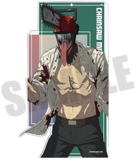 Chainsaw Man Chainsaw Man E Extra Large Acrylic Board Acrylic Stands [USED]