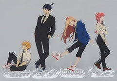Chainsaw Man Power & Others Newly Drawn Acrylic Stand Mappa Online Limited Bonus for Purchasing All Blu-ray/DVD Vol.1 to Vol.4 4 Types Set Acrylic Stands [USED]