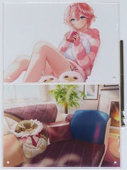 Takane Lui VTuber Hololive Two-Layer Acrylic Panel 1st Anniversary Celebration Acrylic Stands [USED]