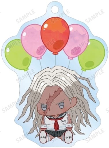 Sakura Ogami Danganronpa 1-2 Reload Trading Popoon Acrylic Keychain Ver.B Key Chain [USED]