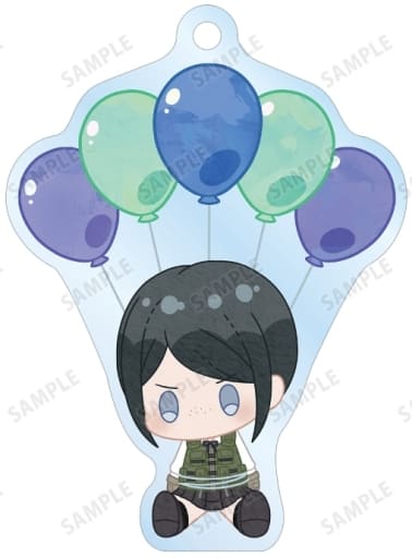 Mukuro Ikusaba Danganronpa 1-2 Reload Trading Popoon Acrylic Keychain Ver.B Key Chain [USED]