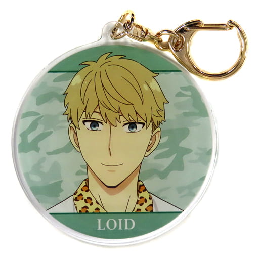 Loid Forger Up SPY x FAMILY Newly Drawn Illustration Animal Pattern Ver. Trading Acrylic Key Chains Tobu Zoological Park Limited Key Chain [USED]