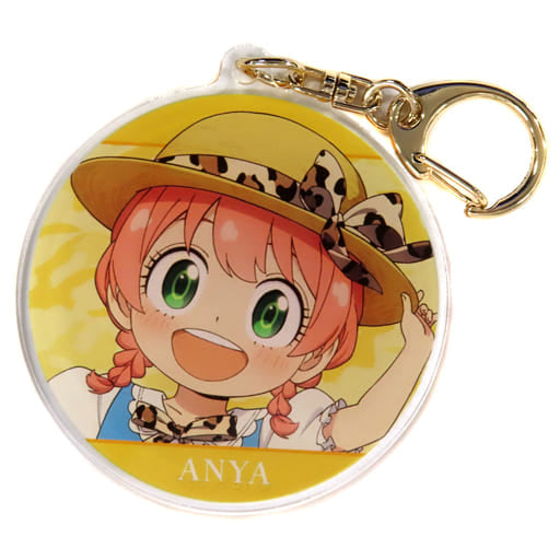 Anya Forger Up SPY x FAMILY Newly Drawn Illustration Animal Pattern Ver. Trading Acrylic Key Chains Tobu Zoological Park Limited Key Chain [USED]
