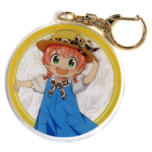 Anya Forger Upper Body SPY x FAMILY Newly Drawn Illustration Animal Pattern Ver. Trading Acrylic Key Chains Tobu Zoological Park Limited Key Chain [USED]