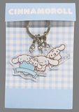 Cinnamoroll Friends Sanrio Characters Triple Acrylic Key Chain Key Ring [USED]