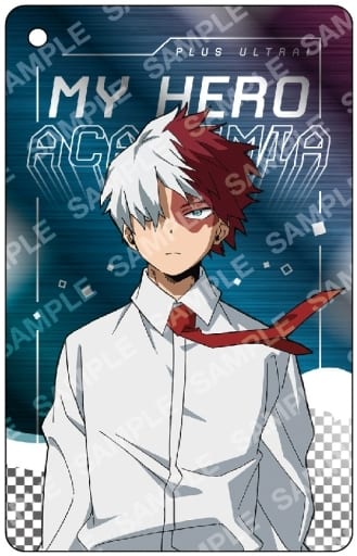 My Hero Academia Shoto Todoroki Visual Card Keychain Collection Keychains [USED]