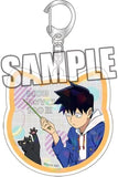 Ritsu Kageyama Friends with Cats Ver. Mob Psycho 100 III Hologram Acrylic Key Chain Key Chain [USED]