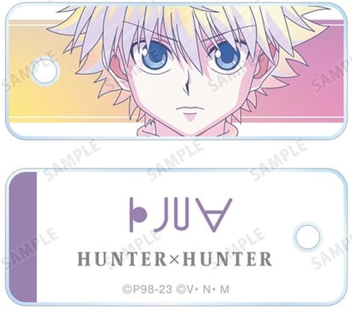Killua Zoldyck Hunter x Hunter Ani Art Clear Label Trading Acrylic Key Tag 3rd Ani-Art animate Fair in 2023 Limited Key Chain [USED]