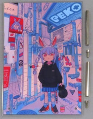 Usada Pekora VTuber Hololive Acrylic Panel 2 Million Subscribers Celebration Acrylic Stands [USED]