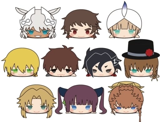 Lancer/Caenis, etc. Fate/Grand Order Mochimochi Mascot Vol.9 All 10 Types Set Key Ring [USED]