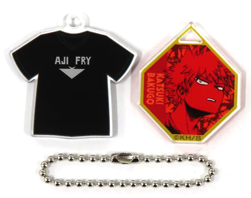 My Hero Academia Katsuki Bakugo Red AJI FRY 1 Katsuki Bakugo's T-Shirt Collection Charm Charm [USED]