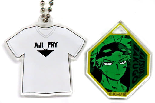 My Hero Academia Katsuki Bakugo Green AJI FRY 6 Katsuki Bakugo's T-Shirt Collection Charm Charm [USED]