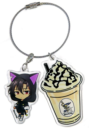 Shinei Nouzen 86 Drink Acrylic Key Chain Charadori!! Blanc Limited Key Chain [USED]