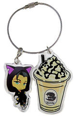 Raiden Shuga 86 Drink Acrylic Key Chain Charadori!! Blanc Limited Key Chain [USED]