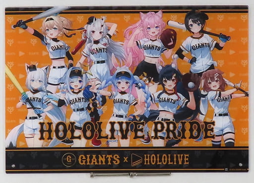 Usada Pekora, etc. Yomiuri Giants X VTuber Hololive Acrylic Panel Acrylic Stands [USED]