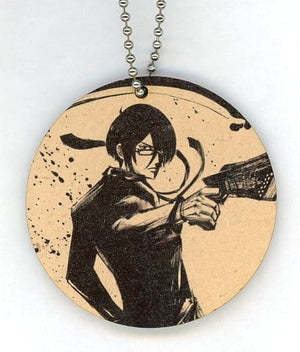 Nobuchika Ginoza Psycho-Pass Trading Wooden Key Chains 10th Anniversary Psycho-Tour in Loft Limited Key Chain [USED]