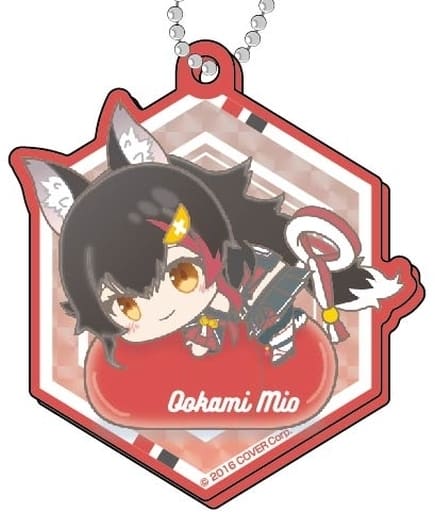 Ookami Mio Vtuber Hololive Kiratto Decofla Acrylic Key Chain Hagumeets E Box Key Chain [USED]