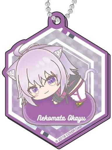 Nekomata Okayu Vtuber Hololive Kiratto Decofla Acrylic Key Chain Hagumeets E Box Key Chain [USED]