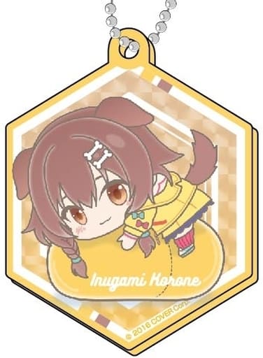 Inugami Korone Vtuber Hololive Kiratto Decofla Acrylic Key Chain Hagumeets E Box Key Chain [USED]