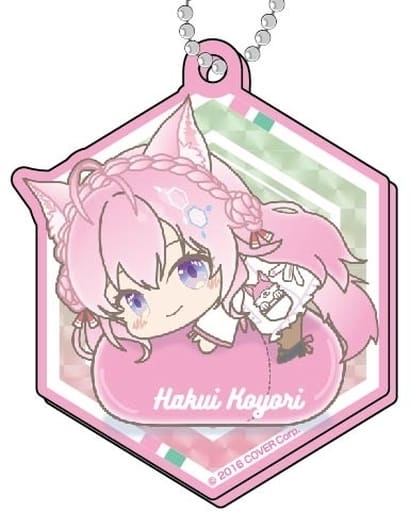 Hakui Koyori Vtuber Hololive Kiratto Decofla Acrylic Key Chain Hagumeets E Box Key Chain [USED]