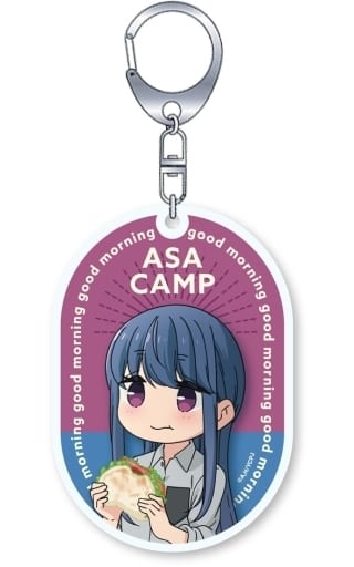 Rin Shima Laid-Back Camp Acrylic Key Chain Asa Camp 2023 Limited Key Chain [USED]
