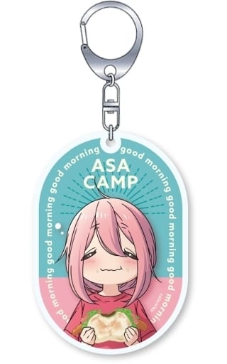 Nadeshiko Kagamihara Laid-Back Camp Acrylic Key Chain Asa Camp 2023 Limited Key Chain [USED]