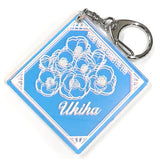 Ukiha Mikado La Corda D'oro Starlight Orchestra Flower Motif Aurora Acrylic Key Chain 1.5th Anniversary Premium Event Limited Key Ring [USED]