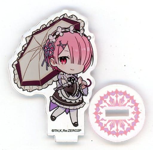 Ram Re:ZERO -Starting Life in Another World- Kujicolle Melody of Rain Acrylic Figure B-04 Prize Acrylic Stand [USED]