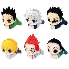 Killua Zoldyck, etc. Hunter x Hunter Hagu Chara Collection All 6 Types Set Key Chain [USED]