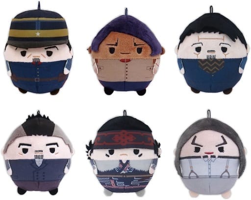 Sergeant Tsukishima, etc. Golden Kamuy Fuwakororin 2 All 6 Types Set Key Chain [USED]