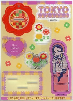 Ran Haitani Tokyo Revengers DMM Scratch! Retopop Series Acrylic Stand Keychain Prize C-13 Key Chain [USED]