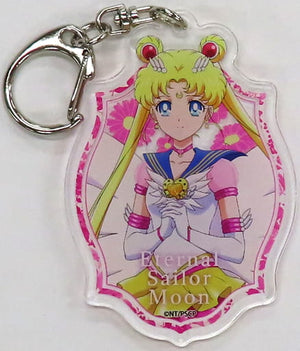 Eternal Sailor Moon Pretty Guardians Sailor Moon Cosmos the Movie Acrylic Keychain 01 Box1 Hana Biyori Sakihokoru Hana to Senshi tachi Limited Key Chain [USED]