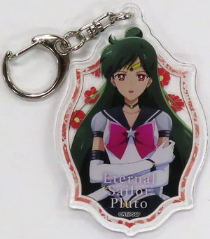 Eternal Sailor Pluto Pretty Guardians Sailor Moon Cosmos the Movie Acrylic Keychain 02.Box2 Hana Biyori Blooming Flowers & Warriors Limited Key Chain [USED]