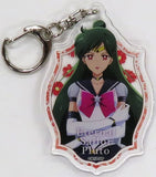 Eternal Sailor Pluto Pretty Guardians Sailor Moon Cosmos the Movie Acrylic Keychain 02.Box2 Hana Biyori Blooming Flowers & Warriors Limited Key Chain [USED]