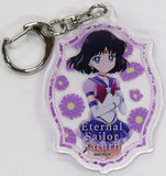 Eternal Sailor Saturn Pretty Guardians Sailor Moon Cosmos the Movie Acrylic Keychain 02 Box2 Hana Biyori Sakihokoru Hana to Senshi tachi Limited Key Chain [USED]