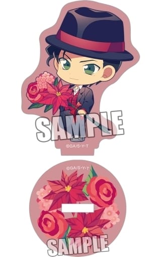 Shuichi Akai Detective Conan Trading Mini Acrylic Stand Flower For You Ver. Acrylic Stand [USED]